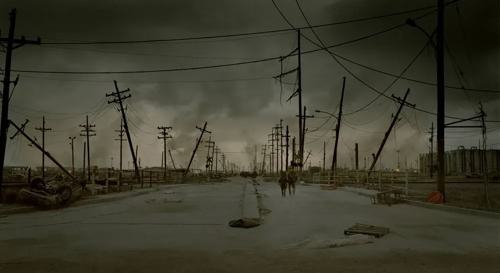 2929 Productions / via stuffpoint.com - Pictured here is a still from John Hillcoat's 2009 adaptation of Cormac McCarthy's The Road.